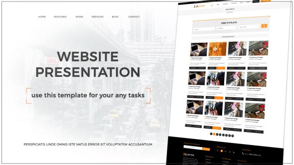 Minimal Website Promo Websites After Effects Templates F5 Design Com Website Promo After Effects Template Free